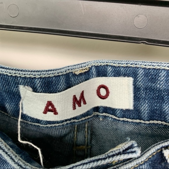 AMO Distressed Jeans Size 26 - Picture 3 of 6